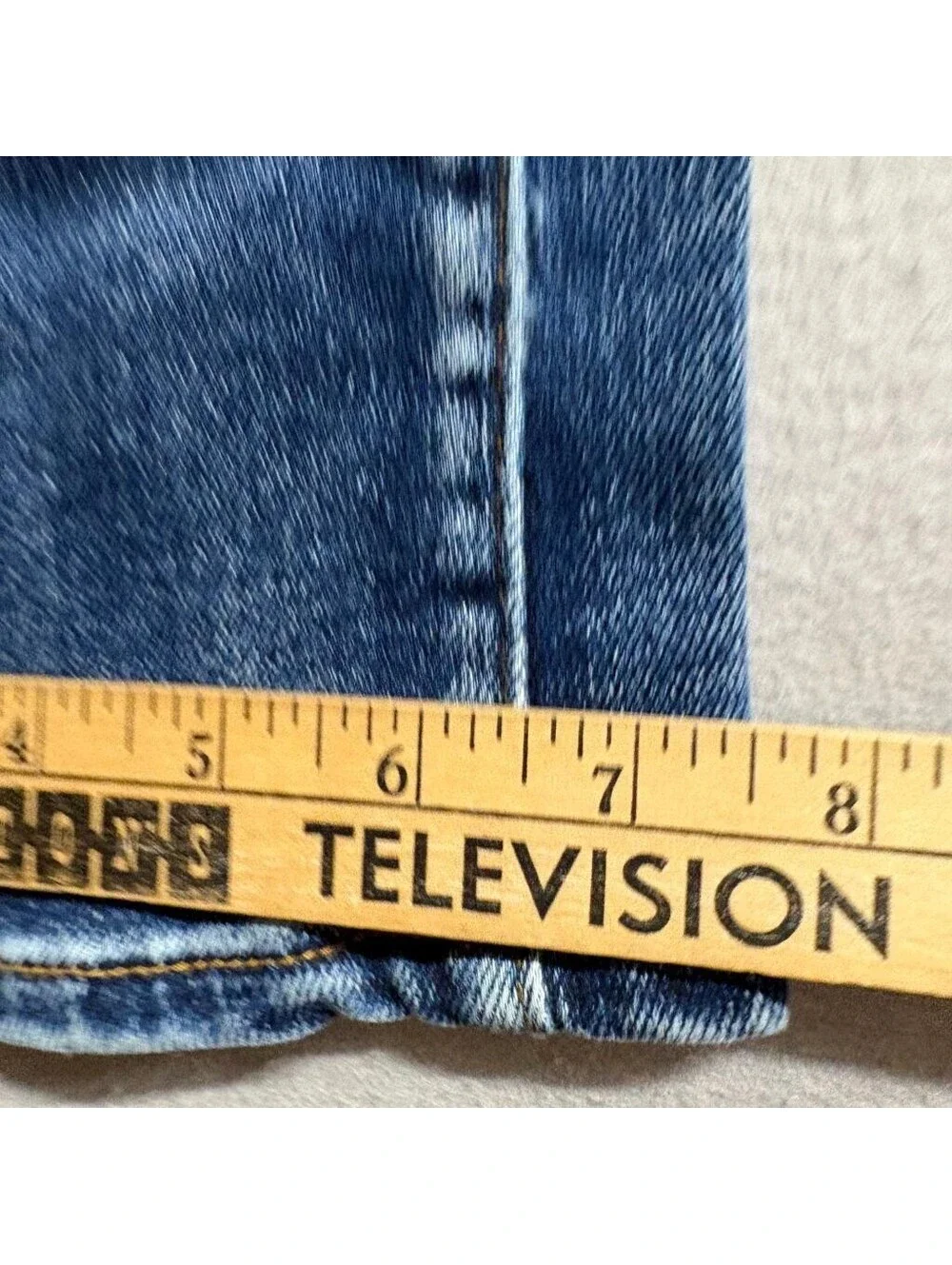 Disclosure Flare Jeans Womens Size 0/24 Blue Denim Stretch Mid Rise